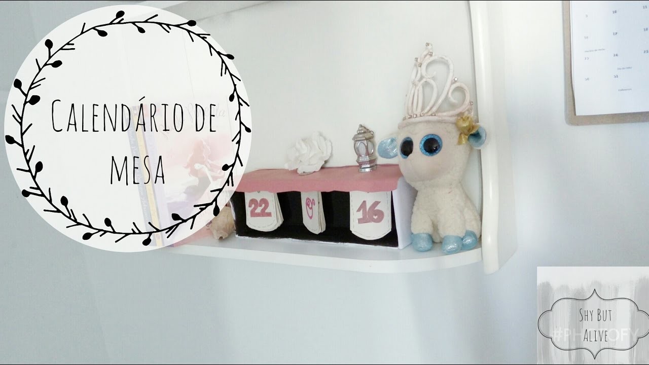 DiY: Calendário de Mesa