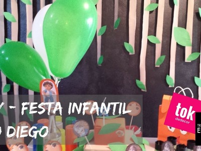 DIY - Decoração de Festa Infantil do Diego