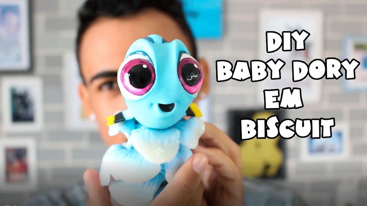 DIY - Baby Dory (Procurando Dory) Em Biscuit