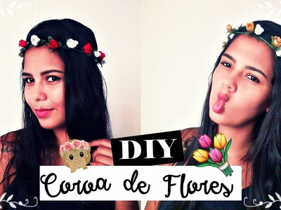 DIY: Como Fazer Coroa de Flores ????????