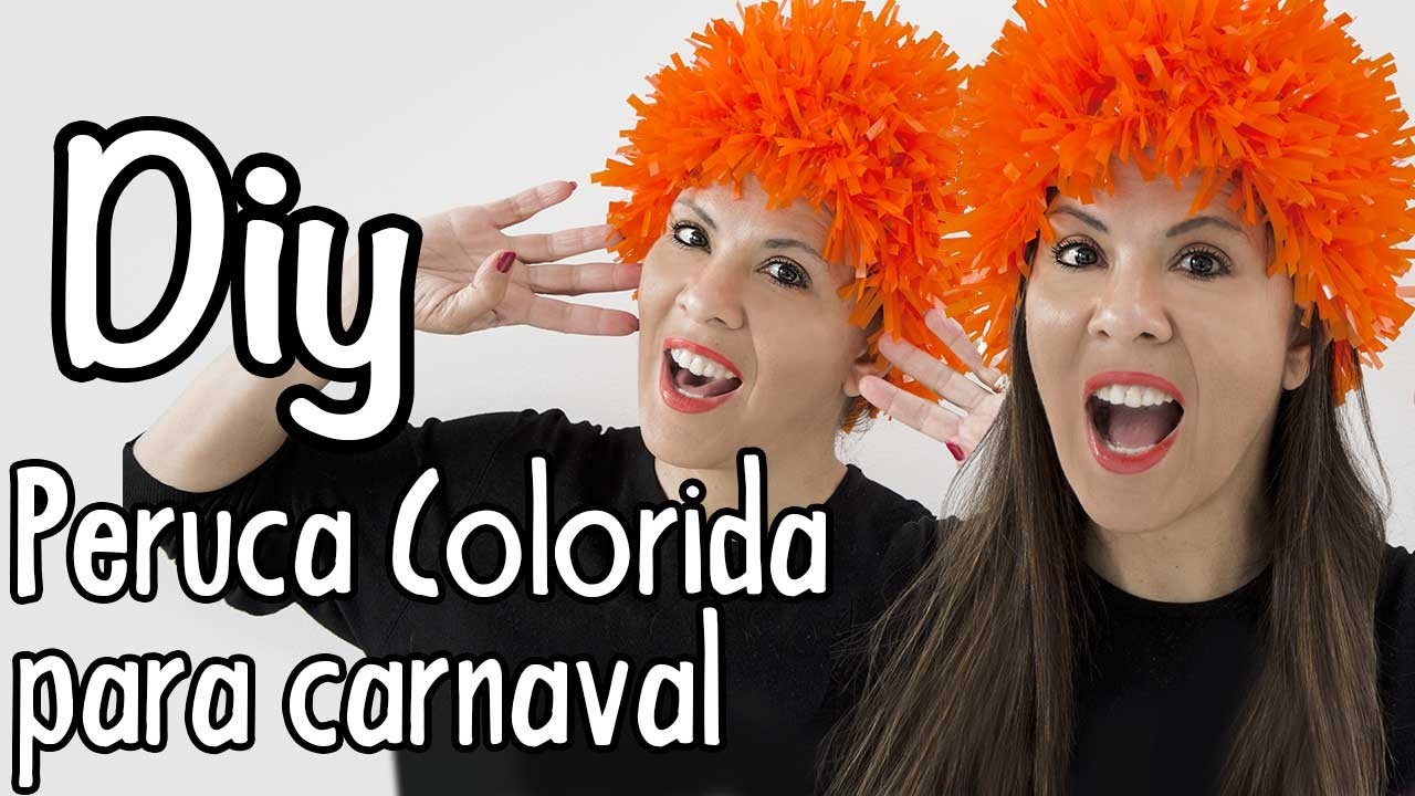 DIY, Peruca Colorida para o Carnaval