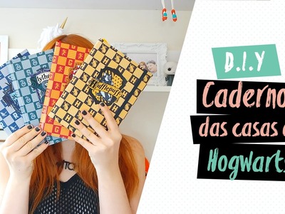 DIY: Cadernos das casas de Hogwarts | Volta às Aulas