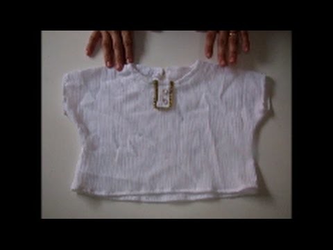 DIY: Blusa com manga simples - molde de 1 a 6 anos