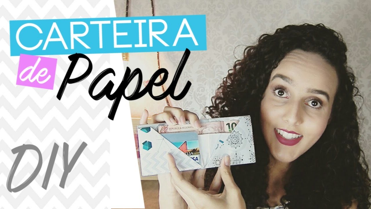 DIY Carteira de papel  | Pricilla Calaça