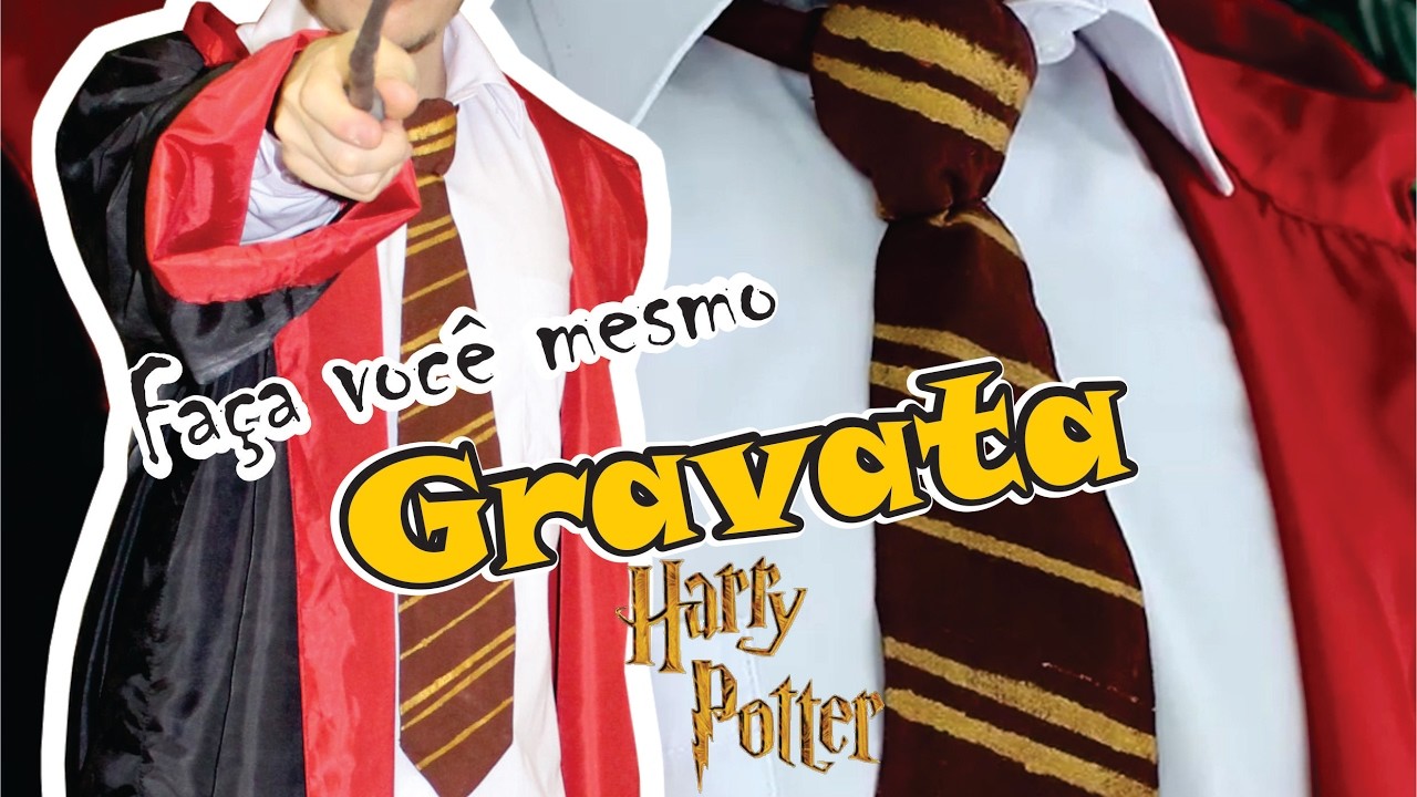 DIY: Gravata - Harry Potter!