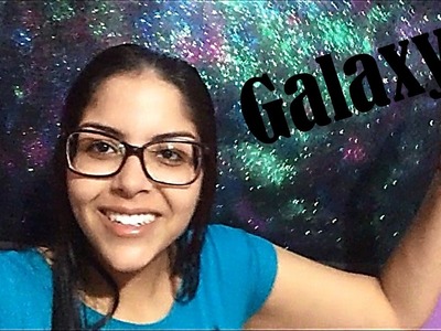 DIY: Quadro Galaxy com Glitter | Anizza