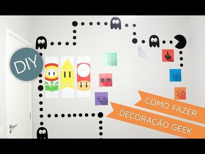 DIY | Decoração geek para seu cantinho | Por Prih Gomes