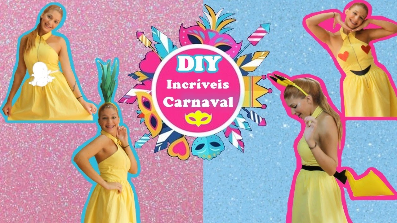 DIY: Ideias Incríveis de Carnaval | Fantasia de última hora