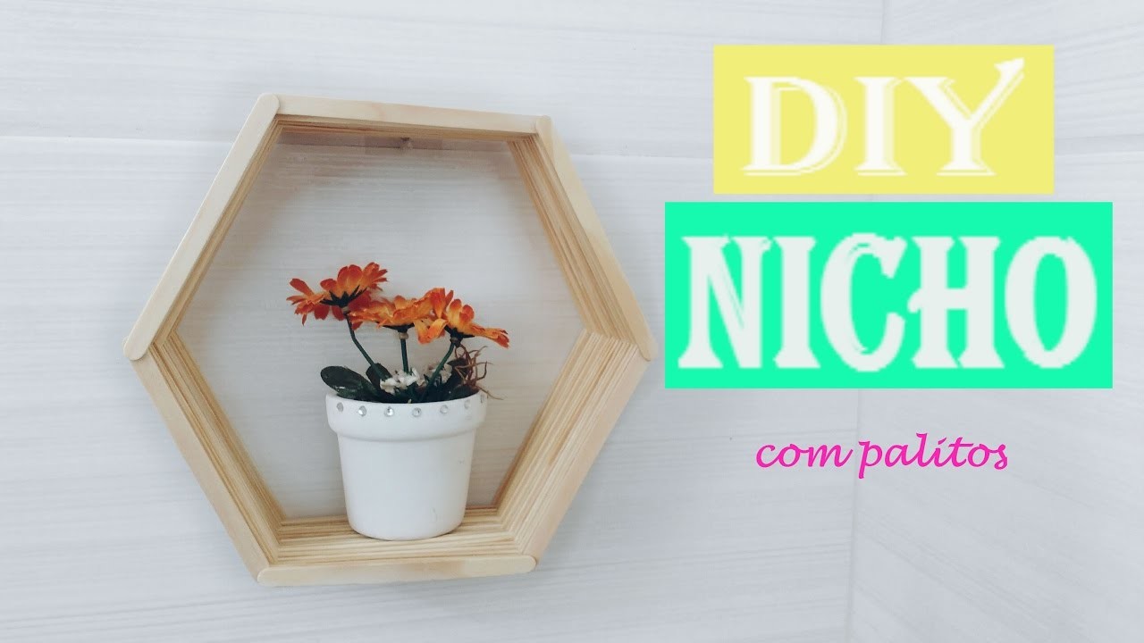 DIY: Nicho com Palitos de Picolé