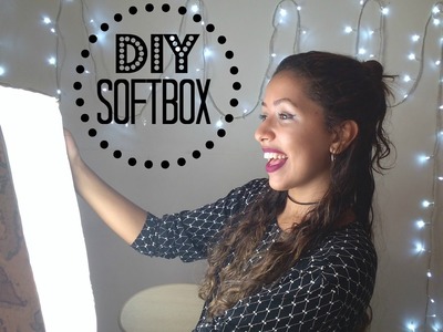 DIY: Softbox Caseira SEM GASTAR QUASE NADA (Iluminação) | PROJETO GIRLS | #YoutubersIniciantes