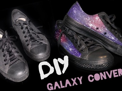 DIY: Galaxy Converse. Customização de Ténis - Faça Você Mesmo | Daniela Estevao