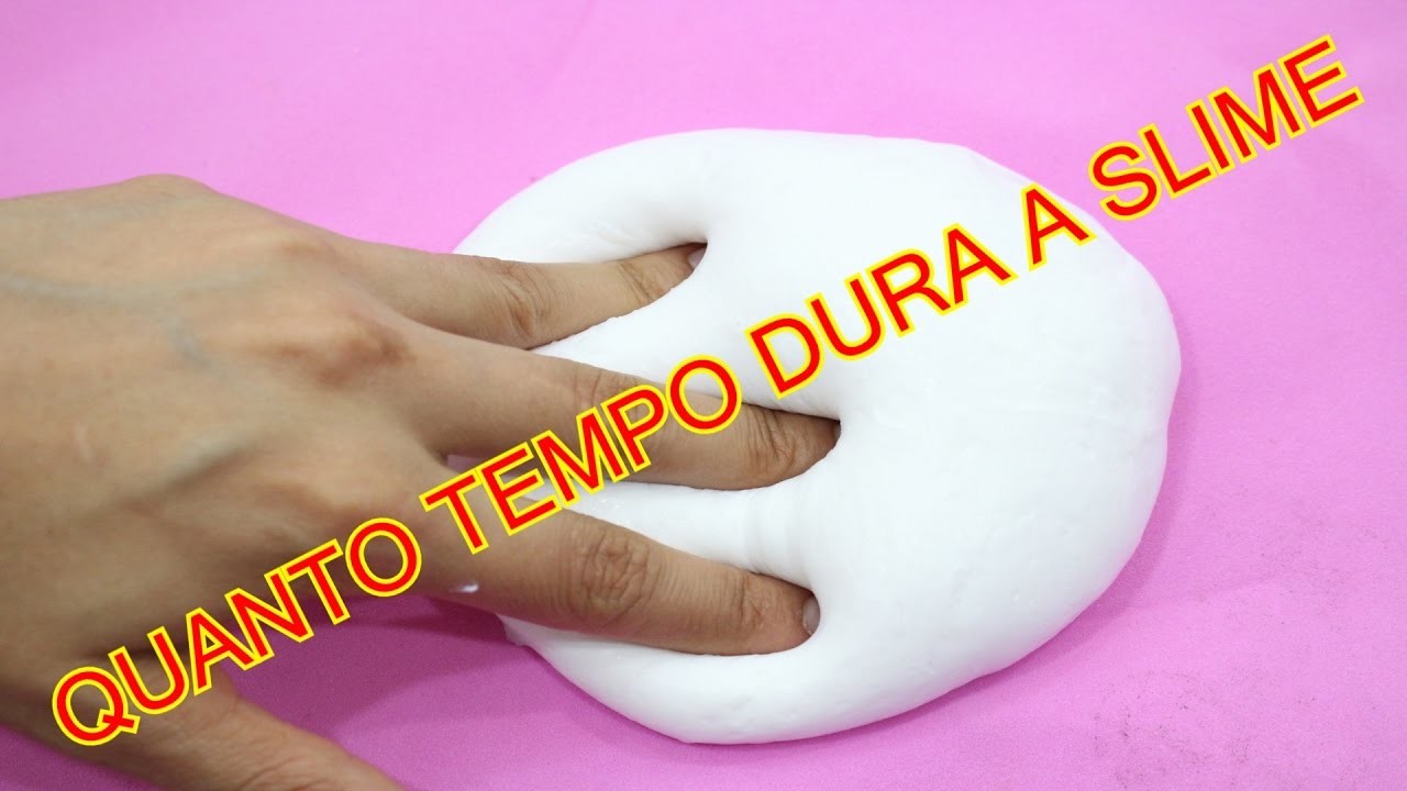 DIY:Quanto Tempo Dura A Slime Em POrtugues!!!