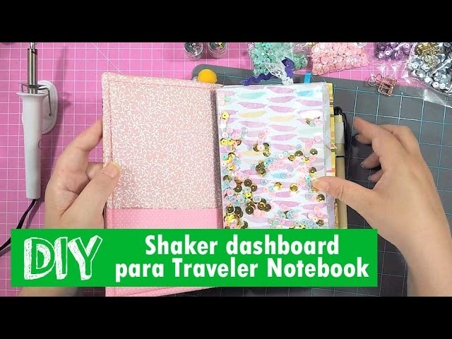 DIY - shaker dashboard para Deiadori (e outros Traveler Notebook) (PT-BR)