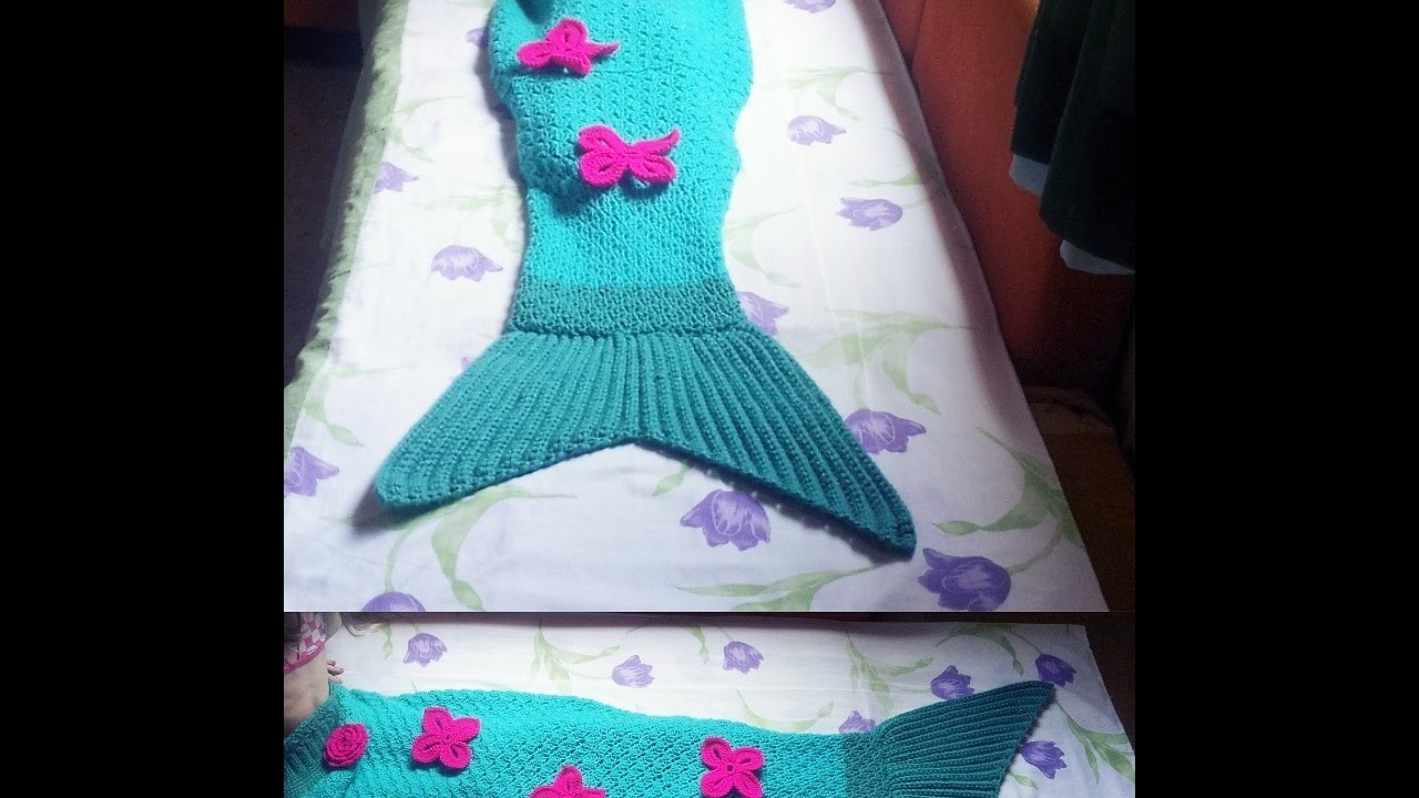 Cauda de Sereia em Croche. Crochet Mermaid Tail