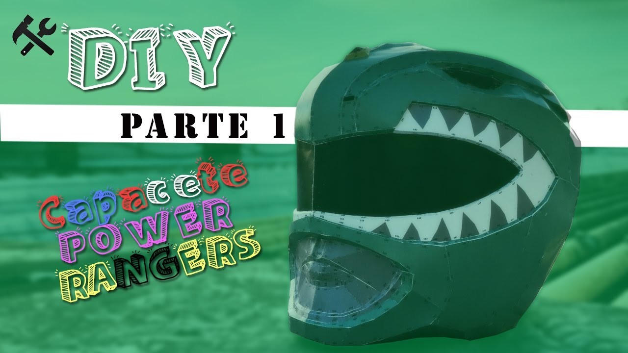 DIY - Capacete Power Rangers - 01 || Luquinhas V4