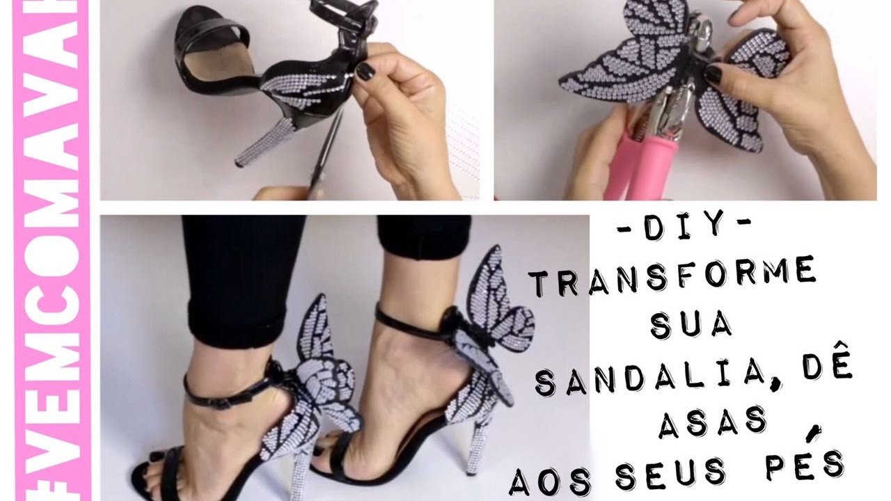 DIY: Dê asas aos seus pés com essa customização inspirada nas criações de Sophia Webster
