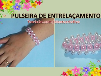 Diy - Pulseira de entrelaçamento