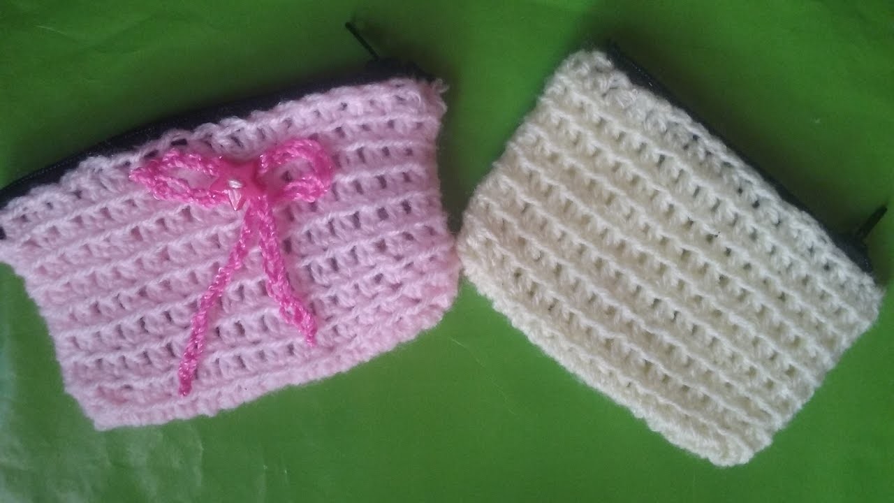 Monedero tejido a crochet #2