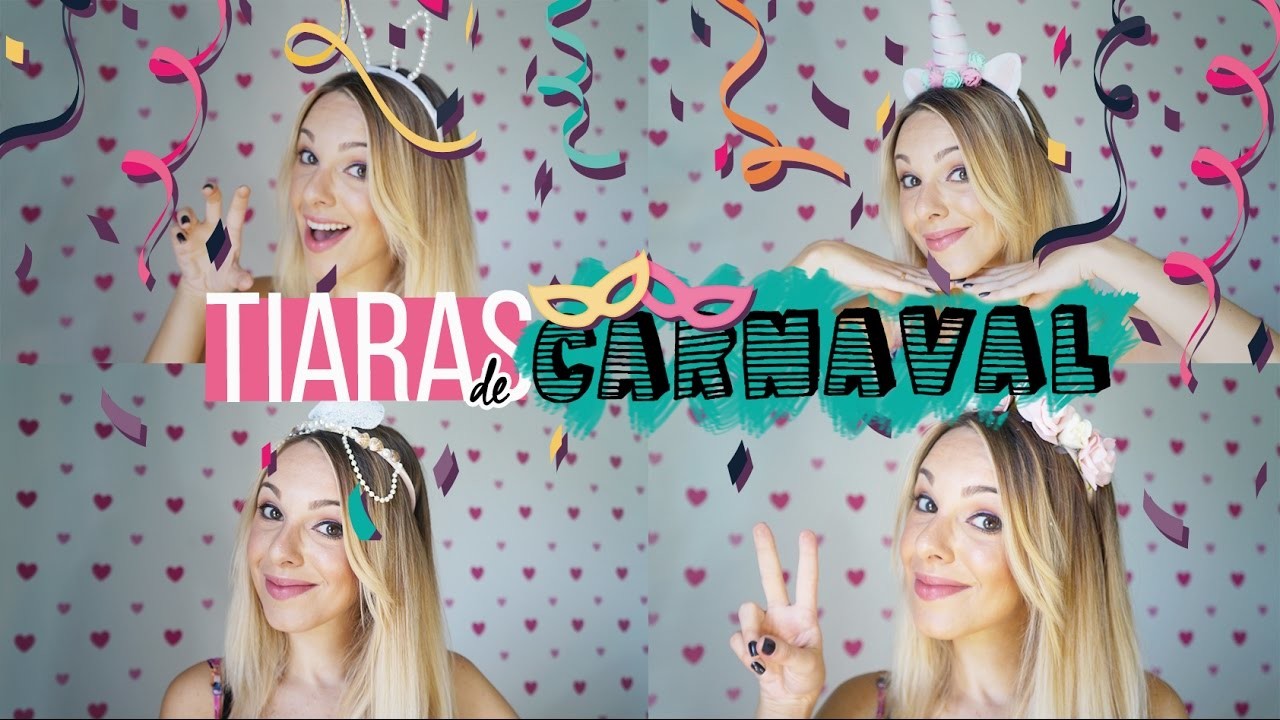 DIY - 4 tiaras de carnaval para arrasar nos bloquinhos | SPRING TEEN