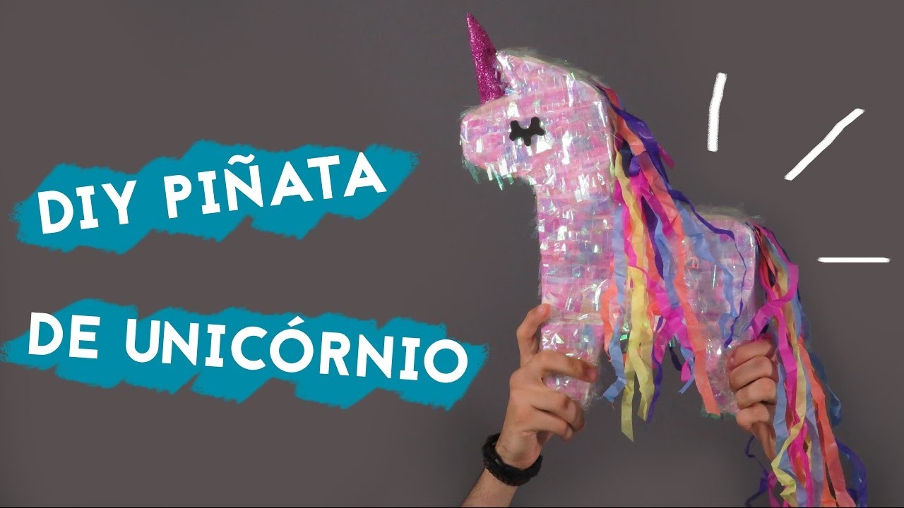 DIY Piñata - Como fazer uma Pinhata de unicórnio