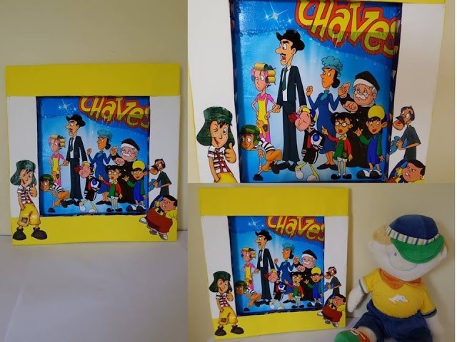DIY - Quadro infantil 'Turma do Chaves'