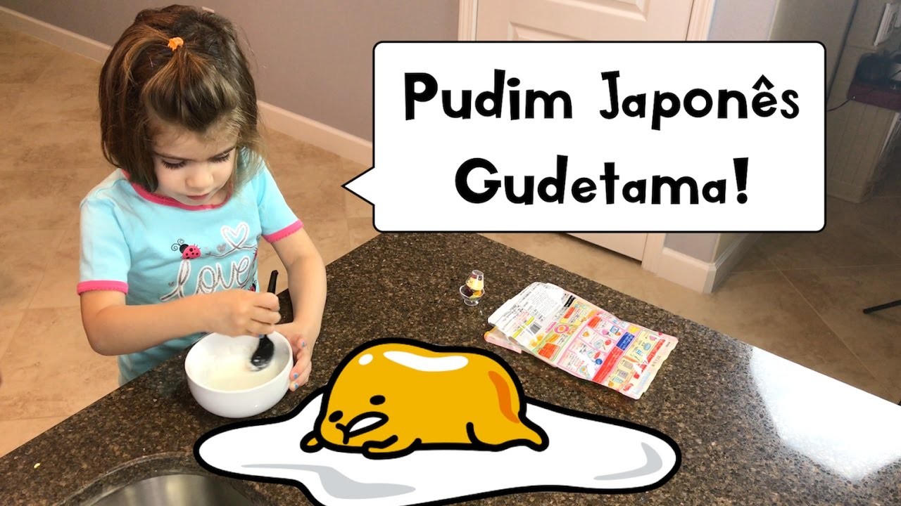 PUDIM JAPONÊS GUDETAMA | Gudetama Japanese DIY Kit Pudding