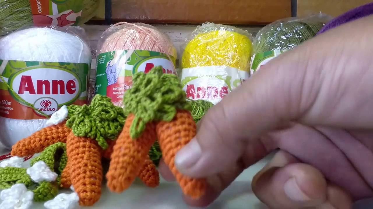 Cenoura de croche