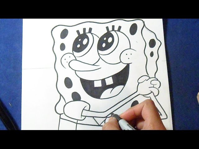 Cómo dibujar a Bob Esponja, How to draw Spongebob