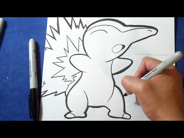 Cómo dibujar a Cyndaquil "Pokémon" | How to draw Cyndaquil