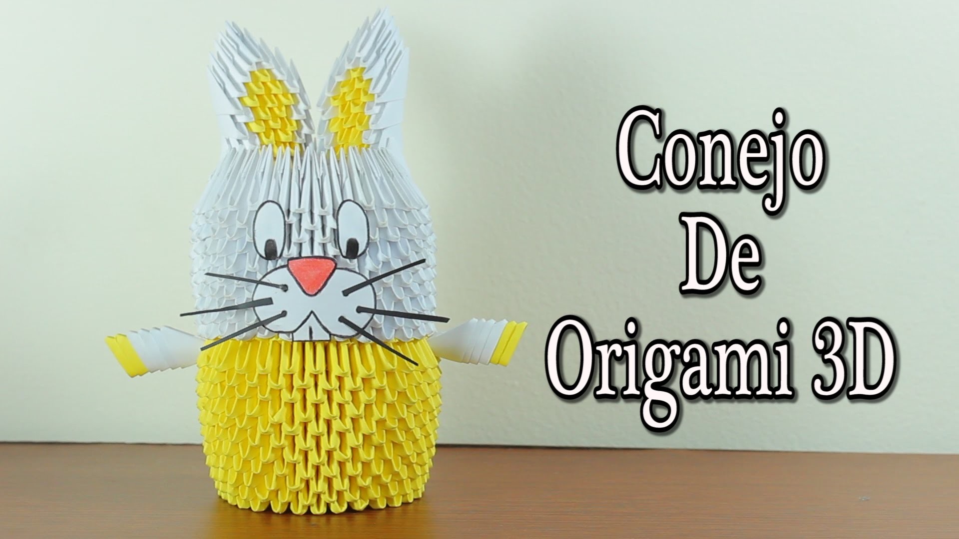 Rabbit. Conejo De Origami 3D TUTORIAL!