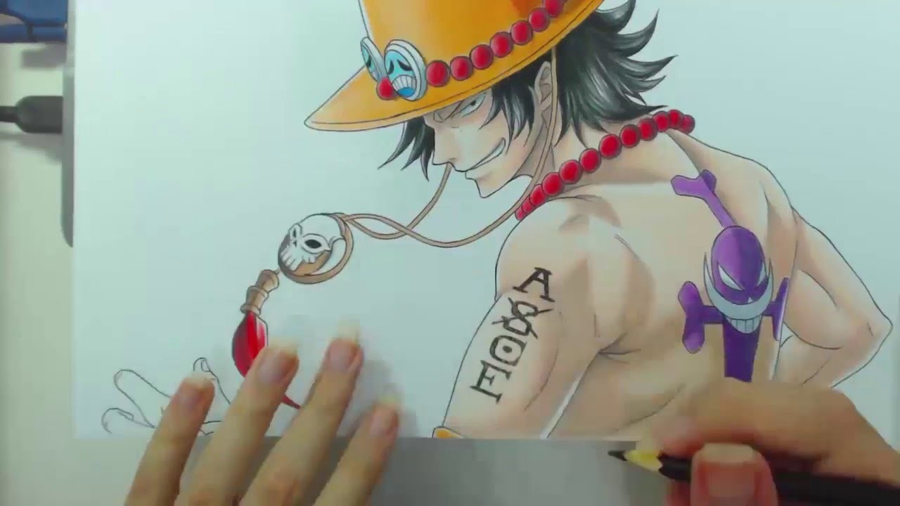 Speed Drawing - Portgas D. Ace (One Piece)
