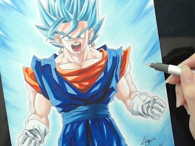 Speed Drawing - Vegetto Blue (Dragon Ball Super)