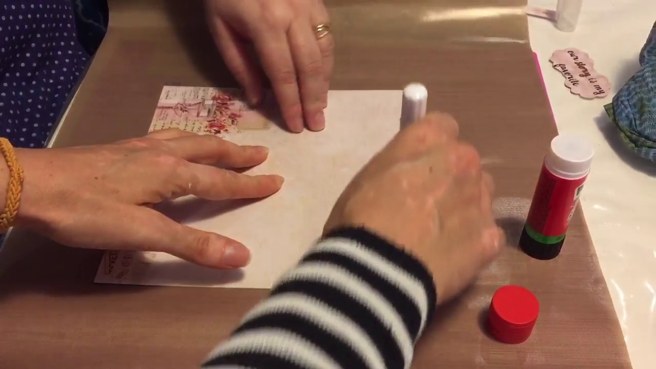 Dicas - Como usar Foil e Glue Pen - Scrapbook
