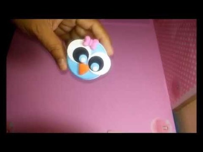 DIY - CORUJA NA POMADINHA - Doraeva Passo a Passo #VEDA17