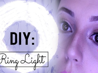 DIY: Iluminação para Vídeos | Ring Light | Anel de Luz | Efeito circular nos olhos - Paula Borges