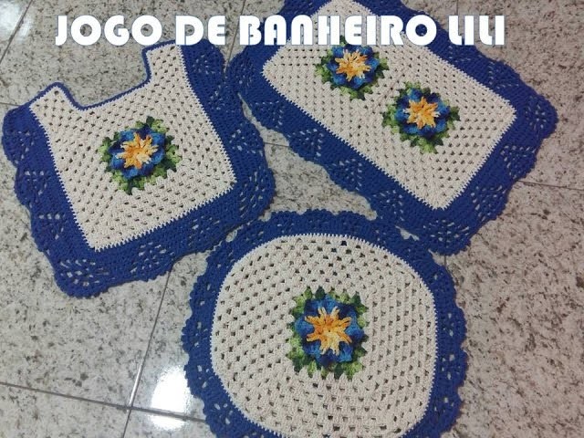 JOGO DE BANHEIRO LILI       (TAPETE DA PIA)