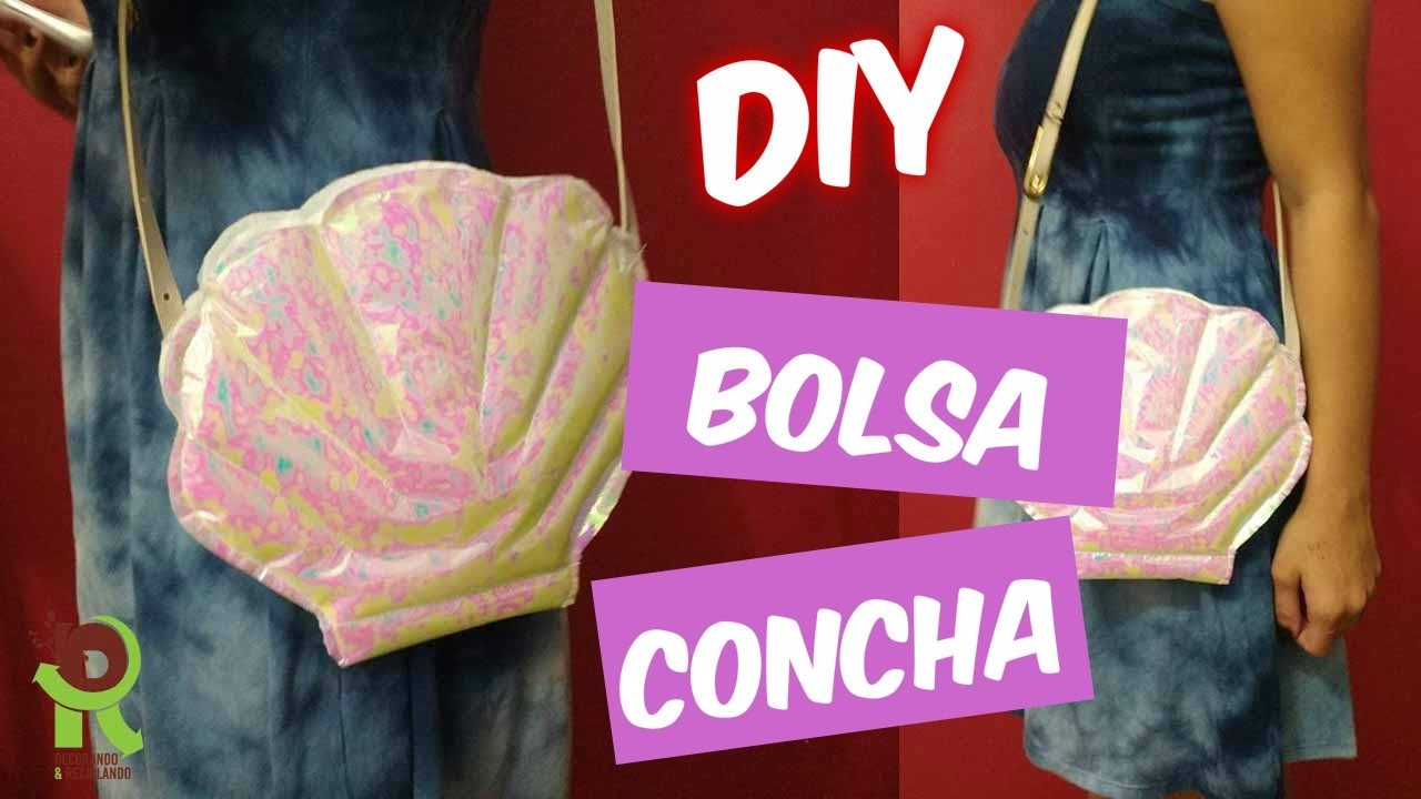 BOLSA DE CONCHA :: DIY :: Com  molde