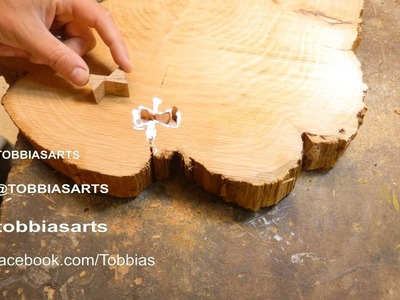 BASE PARA BOLOS  - DIY cedar wood CAKE STAND