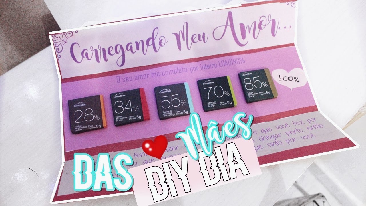 DIY: CARTA PARA O DIA DAS MÃES