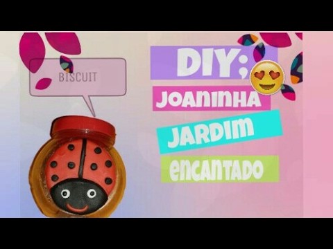 Diy lembrança joaninha biscuit