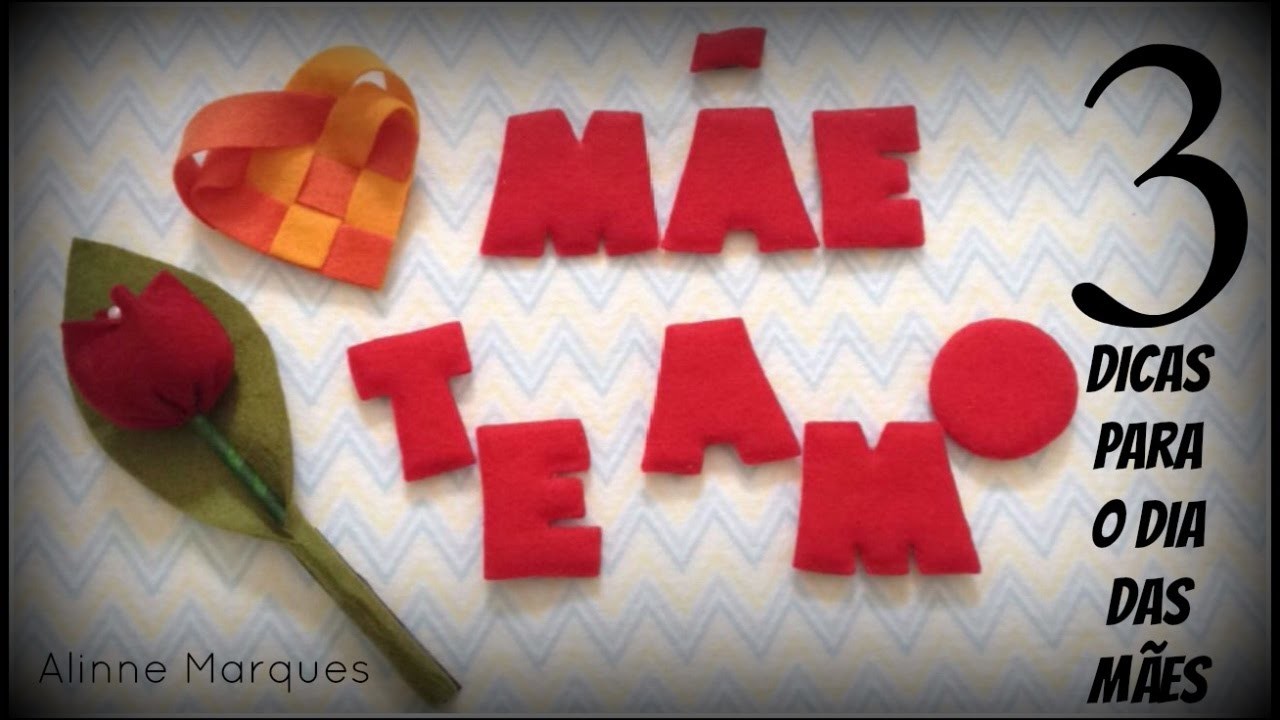 3 dicas para o dia das mães - Artesanato Passo a passo