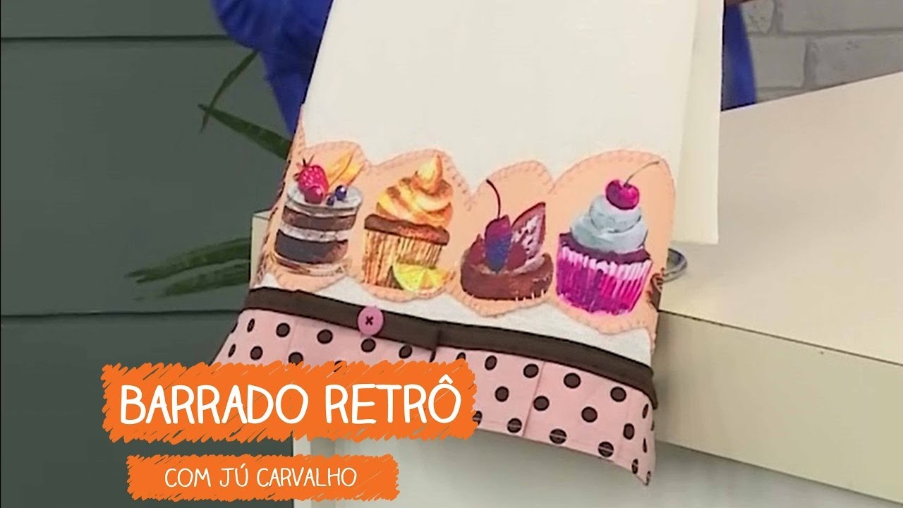 Barrado Retrô - Jú Carvalho | Vitrine do Artesanato na TV - Rede Família