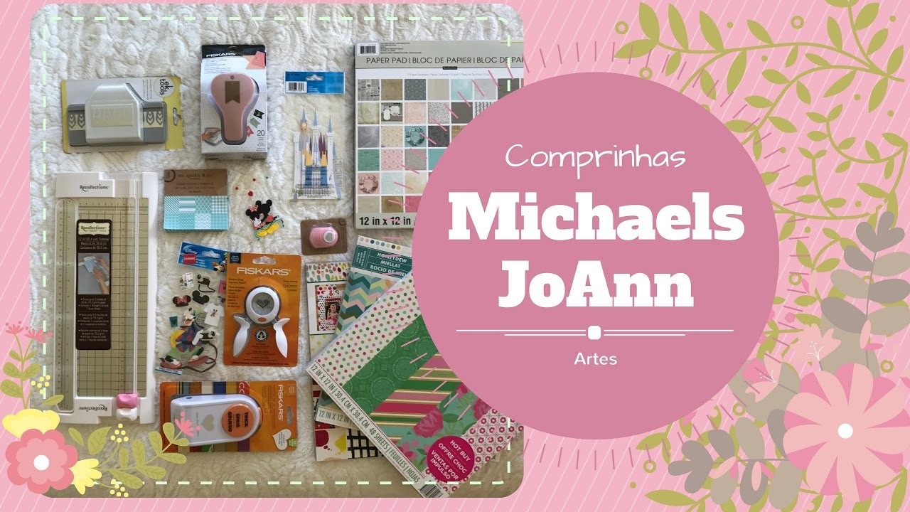Comprinhas Loja de artesanato- Michaels e JoAnn