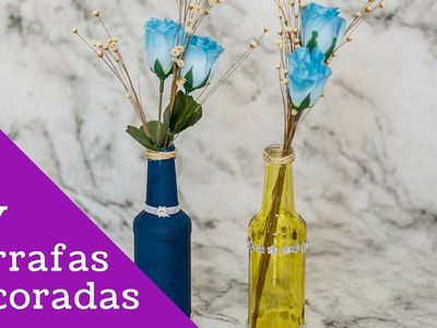 Diy: Garrafas Decoradas