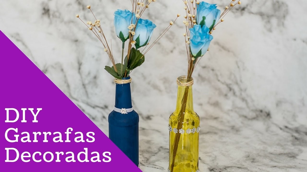 Diy: Garrafas Decoradas