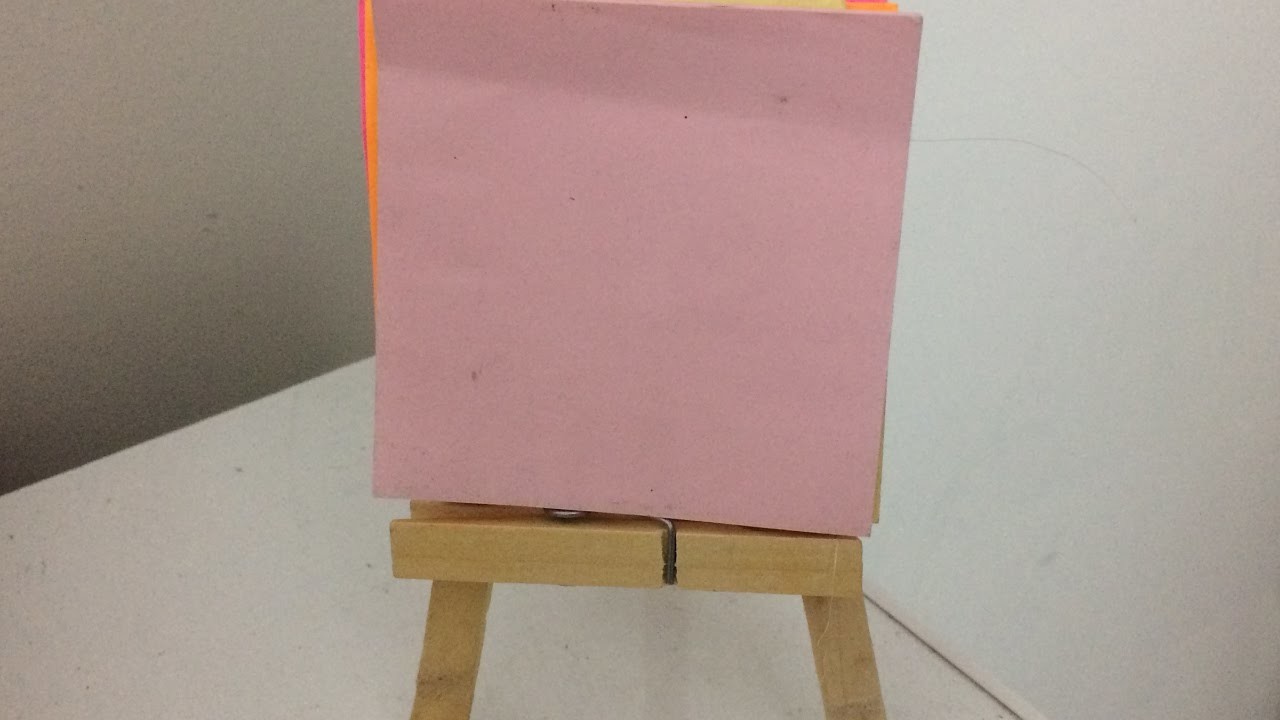 DIY porta post it de pregador #VEDA21