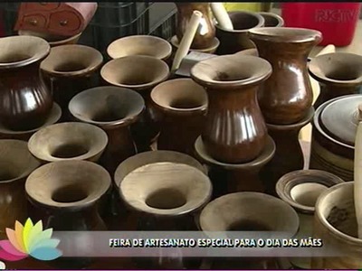 Feira de artesanato especial para o dia das mães