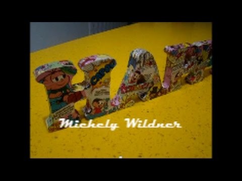 Colagem de gibi no mdf - Diy
