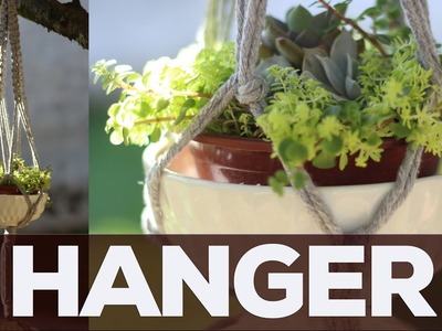 DIY Como fazer suporte de plantas em macramê | PLANT HANGER | Sabrina Olivetti