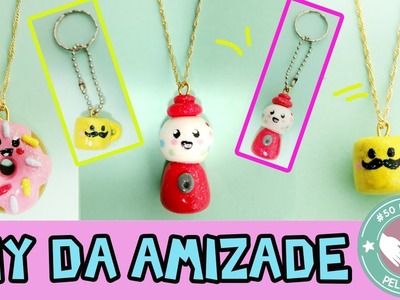 DIY da Amizade -  Colar -  Chaveiro -  Friendship Necklace #50desafiospelavida